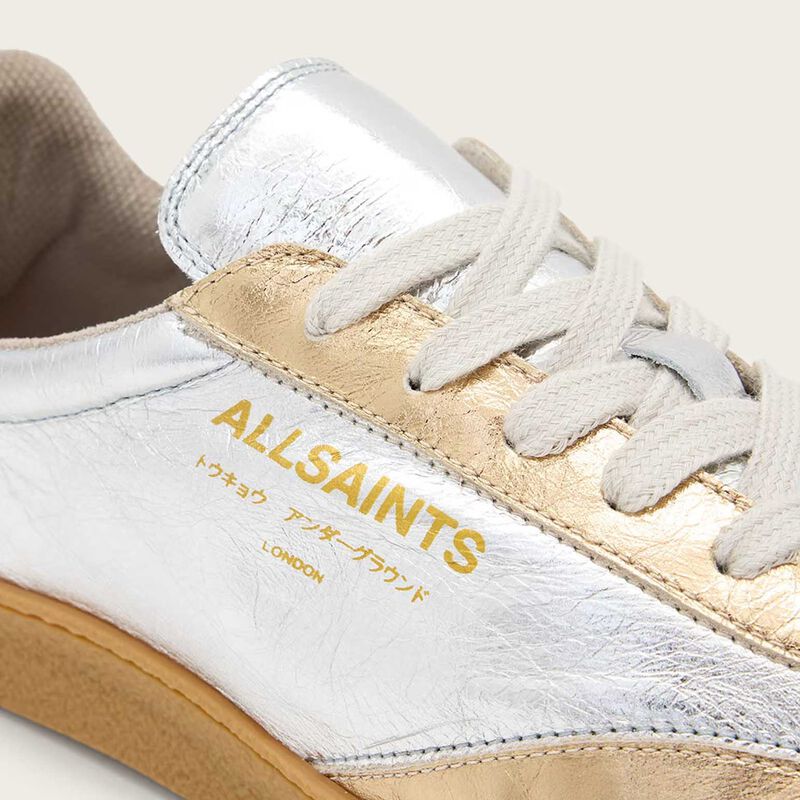 AllSaints Thelma Metallic Sneaker image number 2
